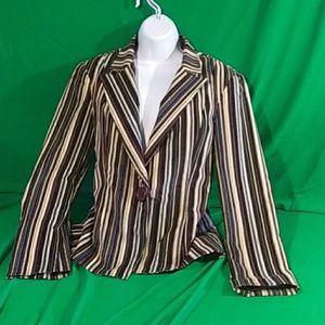 Neiman marcus exclusive sz 8 striped blazer